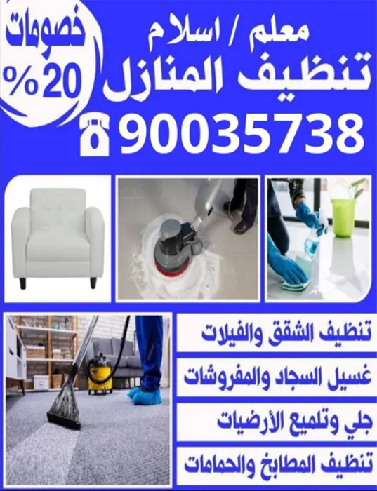 تنظيف المنازل