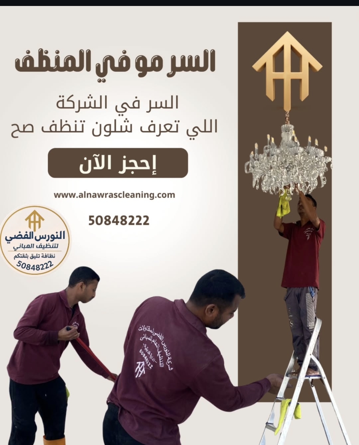 النورس الفضي لتنظيف المنازل والمباني