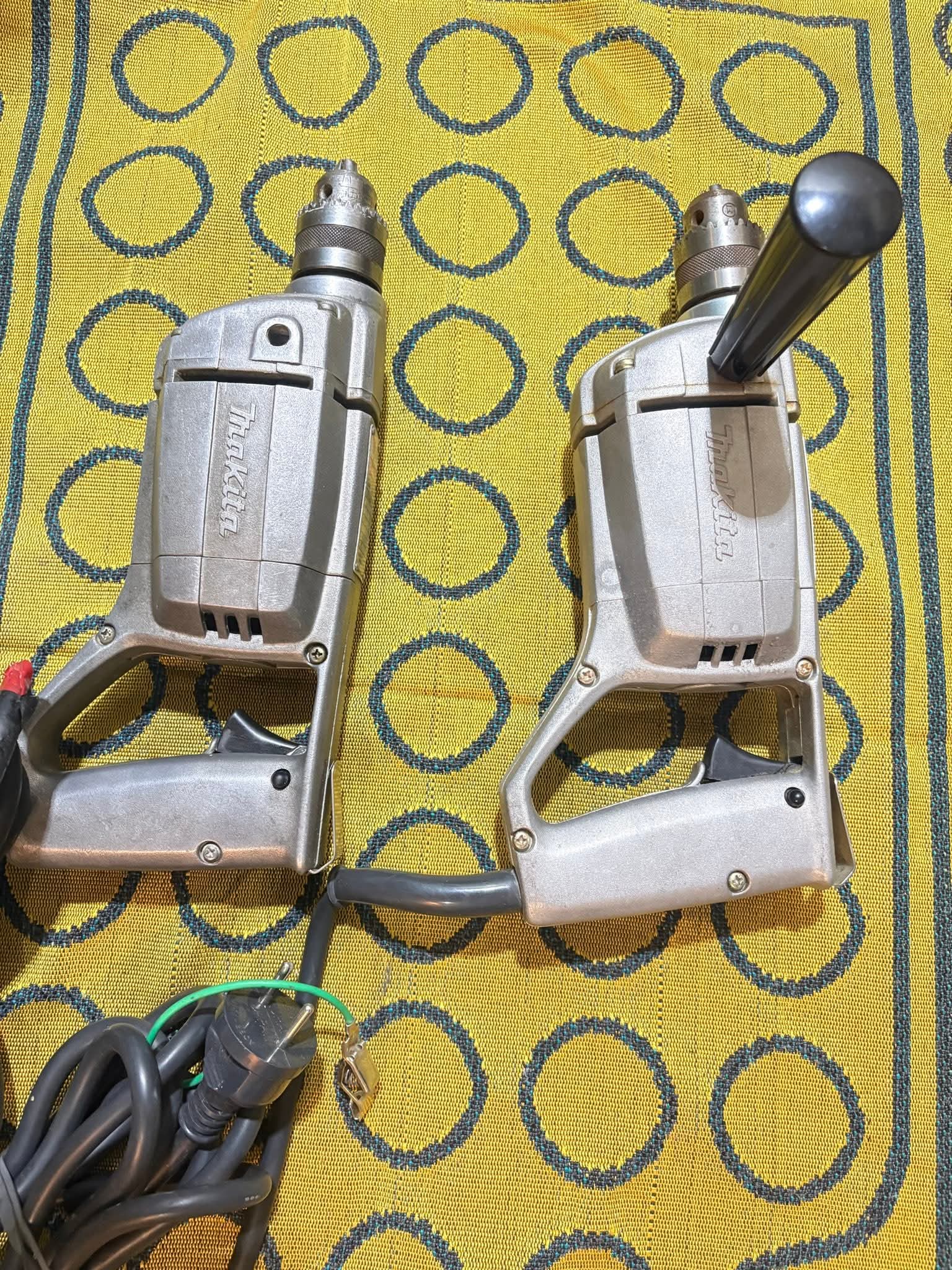 للبيع اتنين دريل ماكيتا ياباني واحد جديد والثاني مستعمل