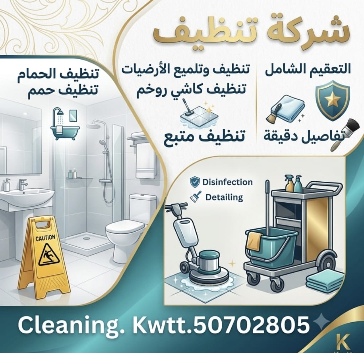 خدمات تنظيف احترافية في الكويت